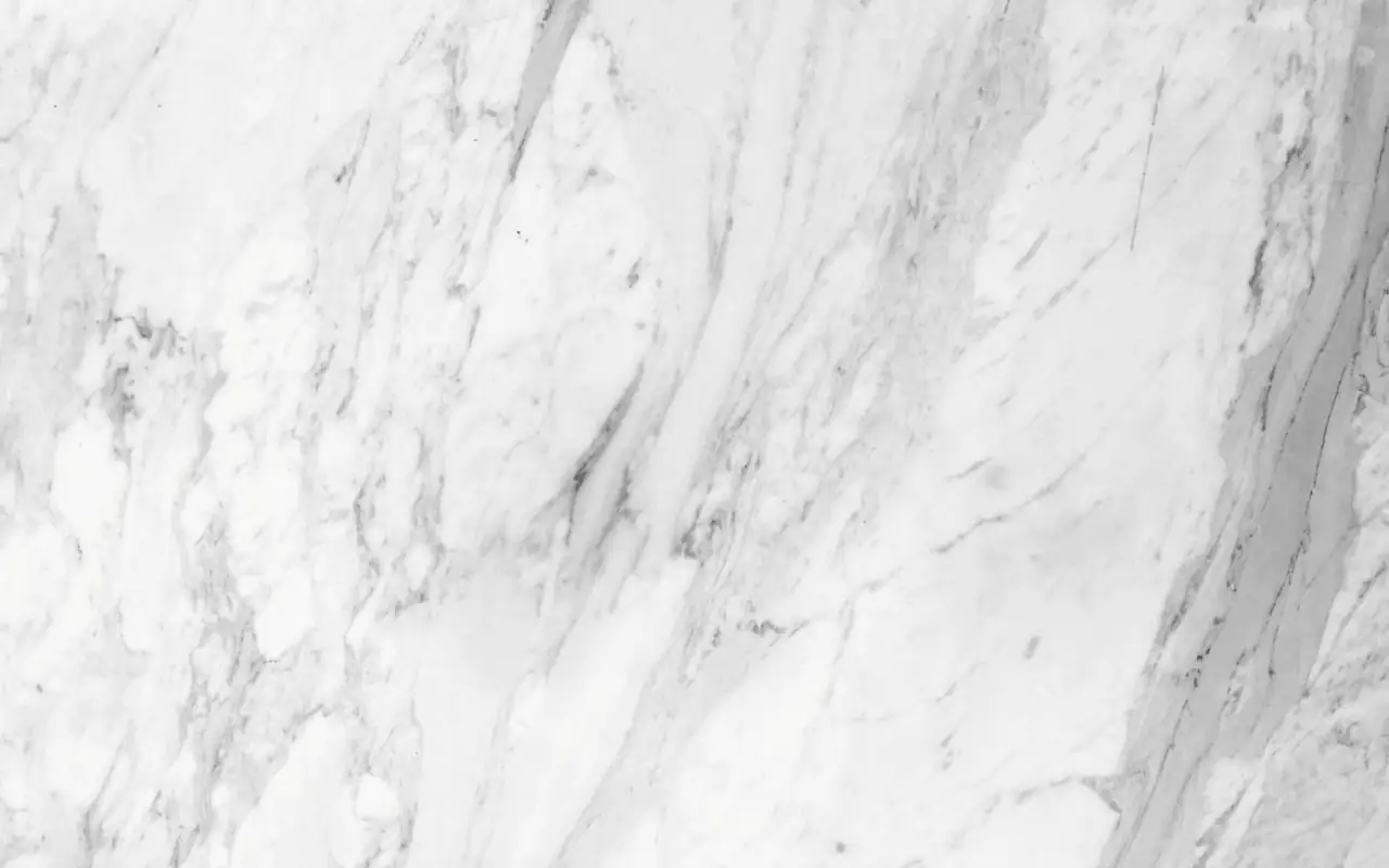 Parete in marmo bianco