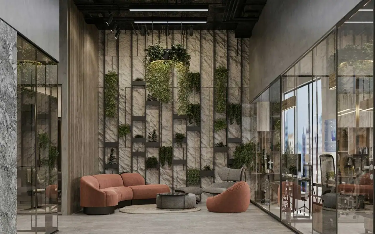Area lounge di un ufficio