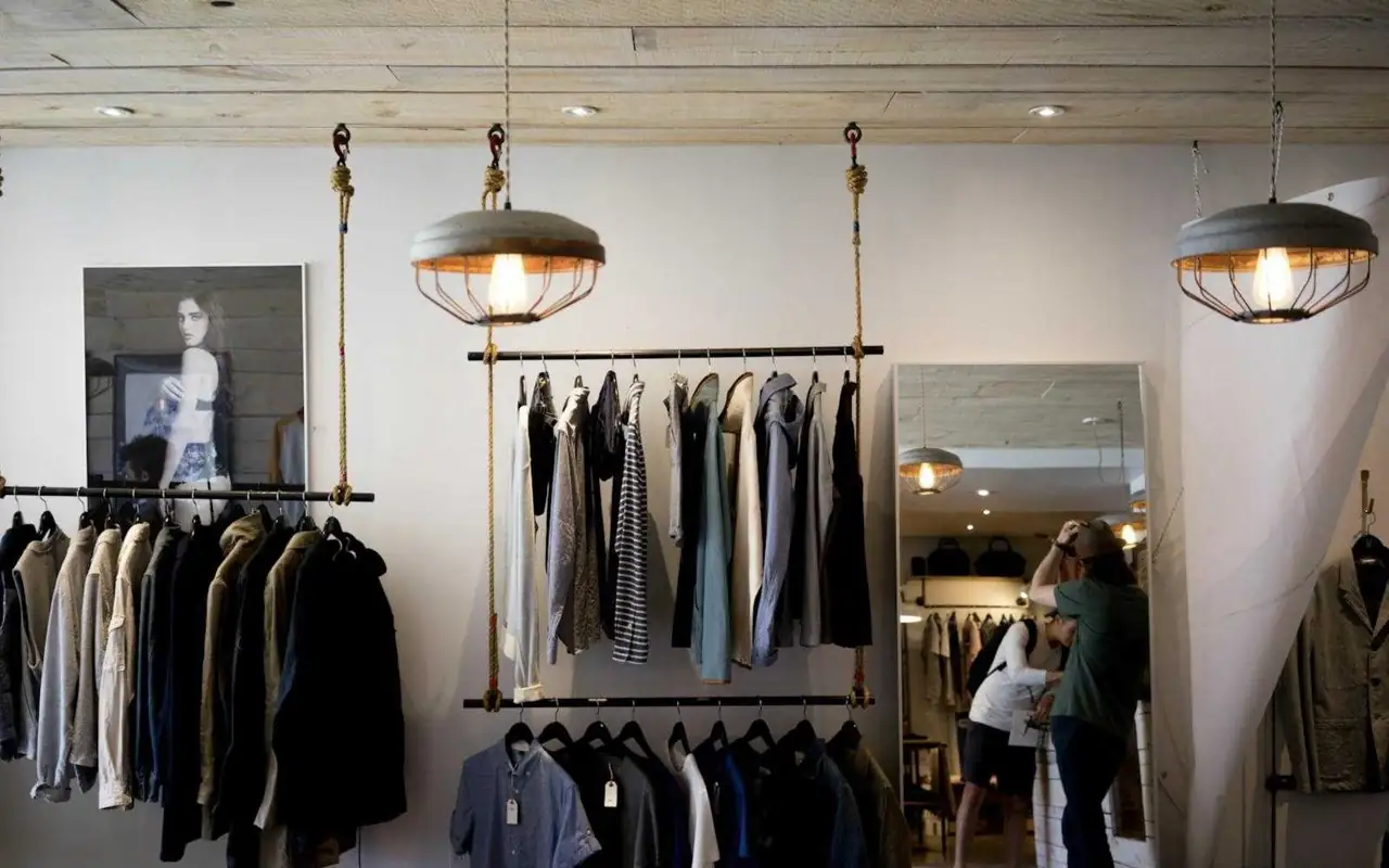 Boutique con espositori